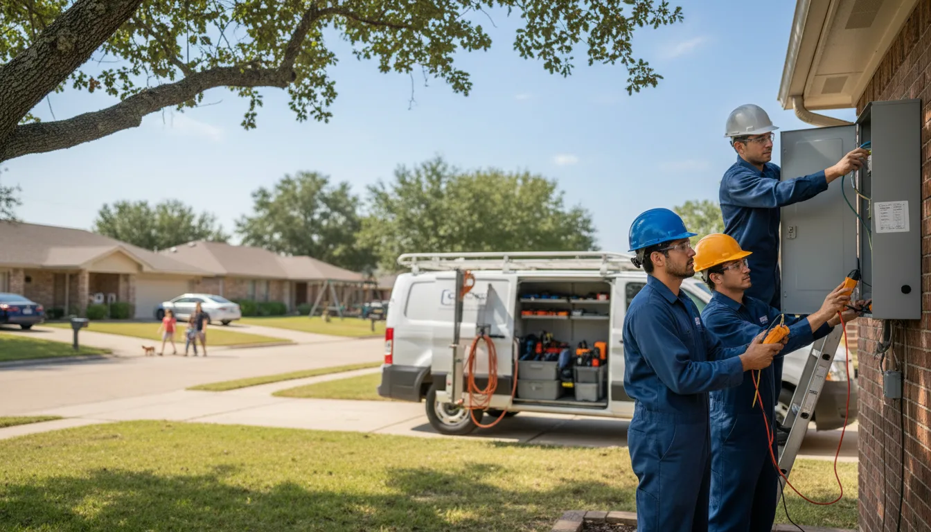 Certified electrician providing emergency electrical services in Belleville, AR